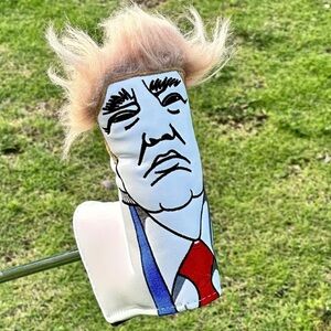 Trump Funny Golf Blade Putter Headcover Donald President MAGA Scottie Cameron
